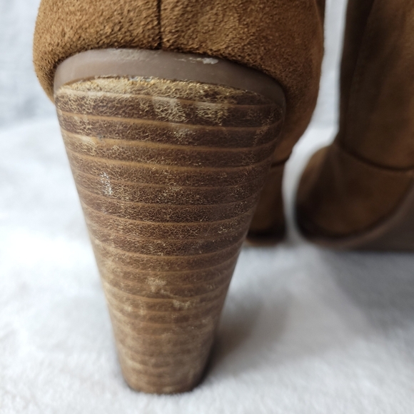 Zodiac Pandell USA brown  suede ankle buckle slouch boot size 8.5 - Picture 9 of 16